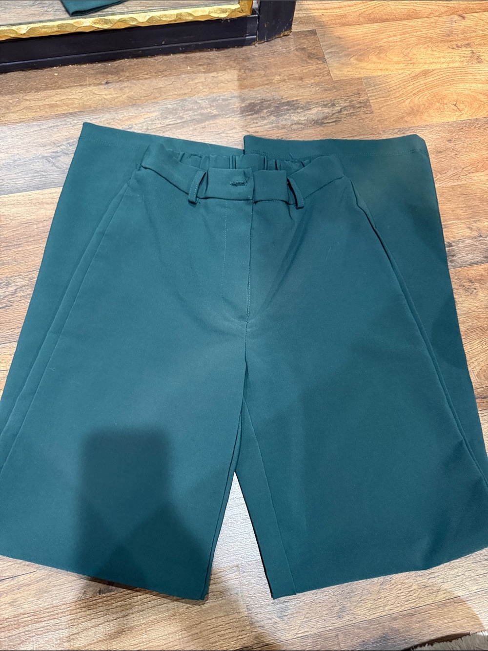 Altar'd State Deep Teal Wide-Leg Trousers
